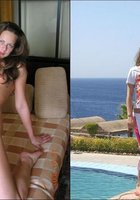 Подруги показывают себя в одежде и без нее 6 фото