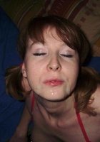 Шикарная брюнетка в собственной квартире получила порцию десерта 11 фото